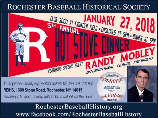 2018 Hot Stove Dinner flyer